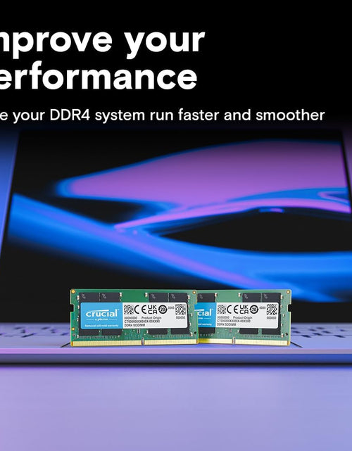 Load image into Gallery viewer, RAM 32GB Kit (2X16Gb) DDR4 3200Mhz CL22 (Or 2933Mhz or 2666Mhz) Laptop Memory CT2K16G4SFRA32A

