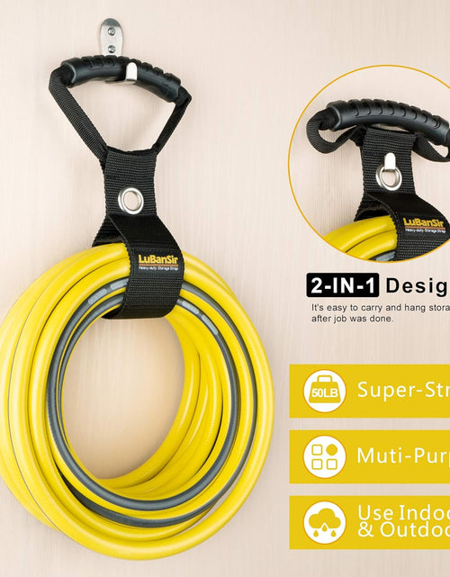 Load image into Gallery viewer, 3 Pack Extension Cord Organizer, 22" Portable Hook and Loop Storage Straps with Grommet Fit Extension Cords, Cables, Ropes, Garden Water Hoses Carrying and Hanging
