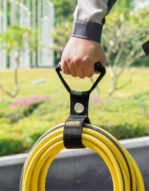 Load image into Gallery viewer, 3 Pack Extension Cord Organizer, 22" Portable Hook and Loop Storage Straps with Grommet Fit Extension Cords, Cables, Ropes, Garden Water Hoses Carrying and Hanging
