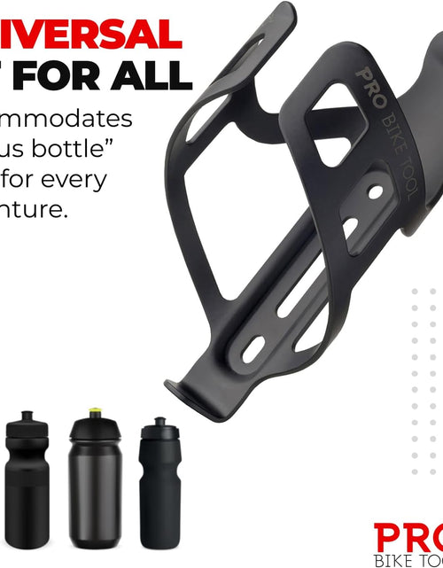 Load image into Gallery viewer, Bike Water Bottle Holder - Lightweight and Strong Bicycle Cage with Secure Retention System , for Road Mountain Bikes (MTB) Universal
