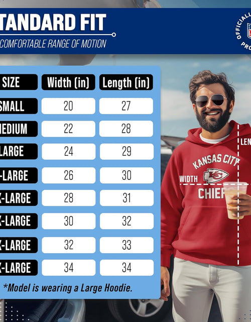 Load image into Gallery viewer, NFL Gameday Adult Hooded Sweatshirt, Pro Football Fleece Hoodie Pullover Sweatshirt
