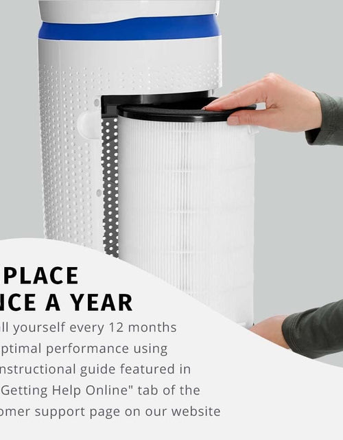 Load image into Gallery viewer, Totalclean, 360 Degree Hepa Air Purifier Replacement Filter with Activated Carbon to Remove 99% of Airborn Contaminants. for  Air Purifier Models AP-T30 and AP-T30WT

