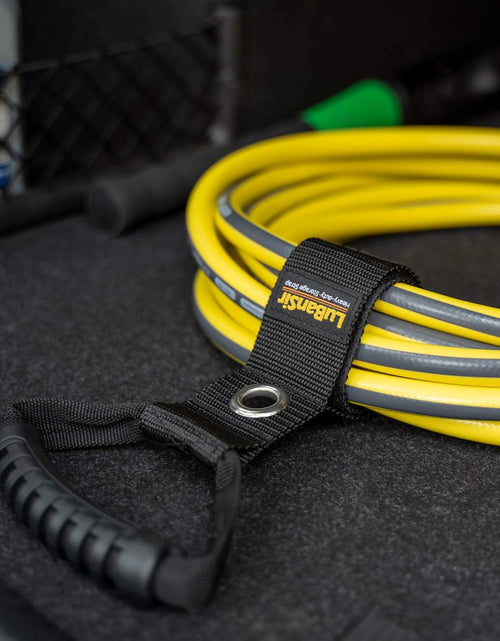Load image into Gallery viewer, 3 Pack Extension Cord Organizer, 22" Portable Hook and Loop Storage Straps with Grommet Fit Extension Cords, Cables, Ropes, Garden Water Hoses Carrying and Hanging
