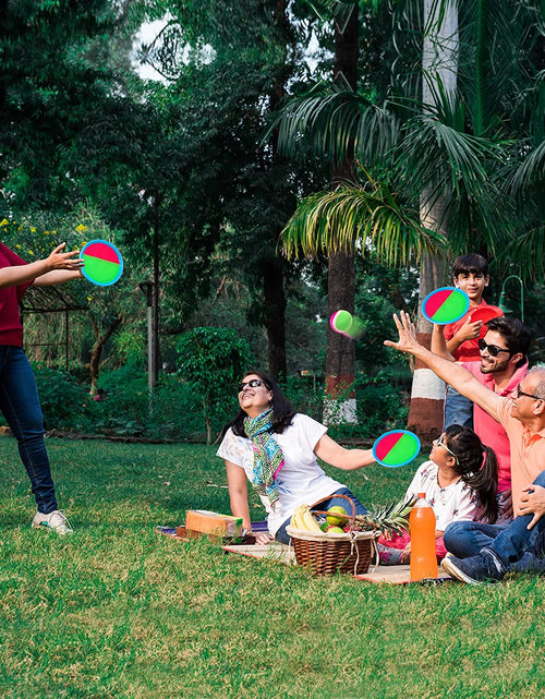 Load image into Gallery viewer, Toss and Catch Ball Game Outdoor Toys for Kids Yard Games Beach Toys outside Games for 3 4 5 6 7 8 9 10 Year Old Boys Girls (Upgraded)
