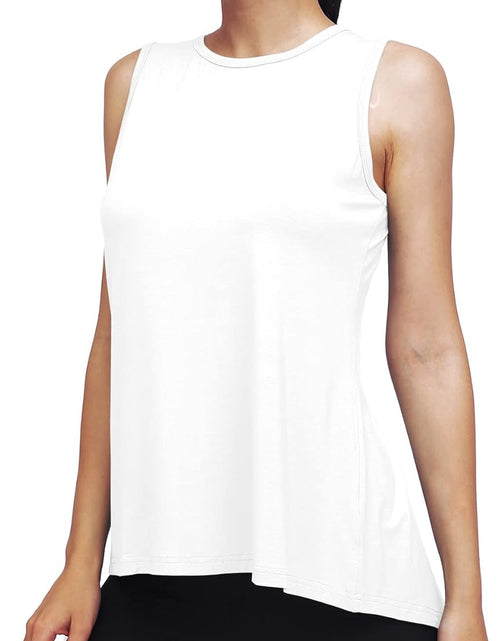 Load image into Gallery viewer, Workout Tops for Women Yoga Tank Tops Muscle Tank Athletic Shirs Workout Clothes
