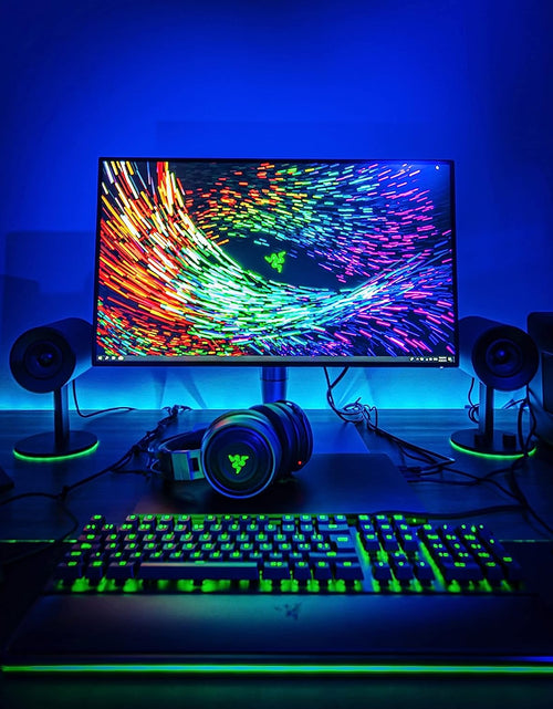 Load image into Gallery viewer, Nommo Chroma: Custom Woven 3" Glass Fiber Drivers - Rear-Facing Bass Ports - Bass Knob W/Automatic Gain Control Chroma Enabled - Full Range 2.0 PC Gaming Speakers, Black
