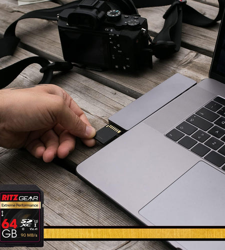 64GB High-Speed SDXC UHS-I SD Card, C10, U3, V30, Full-Hd & 4K Memory Card