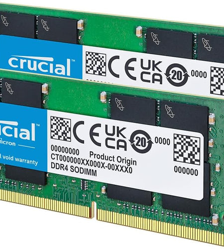 RAM 32GB Kit (2X16Gb) DDR4 3200Mhz CL22 (Or 2933Mhz or 2666Mhz) Laptop Memory CT2K16G4SFRA32A
