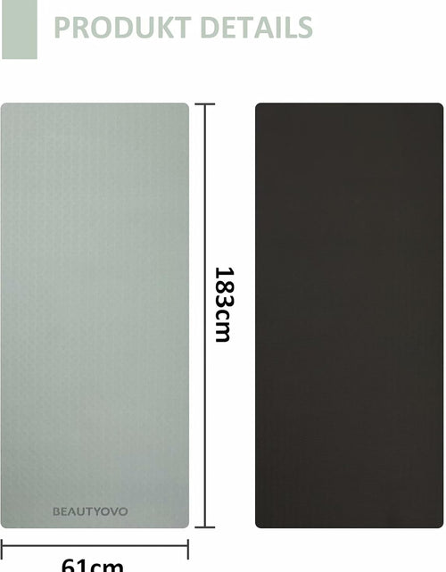 Load image into Gallery viewer, Yoga Mat with Strap, 1/3| 1/4 Inch Extra Thick Yoga Mat Double-Sided Non Slip, Professional TPE| PVC Yoga Mats for Women Men, Workout Mat for Yoga, Pilates and Floor Exercises
