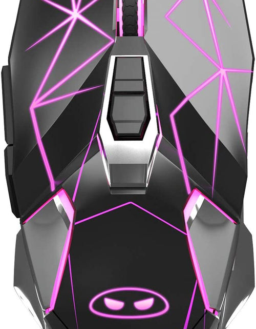 Load image into Gallery viewer, G10 Gaming Mouse Wired, 7 Colors Breathing LED Backlit Gaming Mouse, 6 Adjustable Speeds, Ergonomic Optical Computer Mouse with 7 Buttons for Windows PC Gamers
