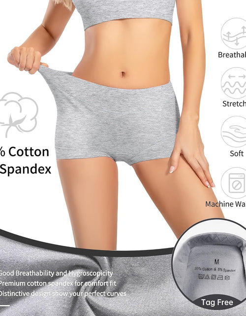 Load image into Gallery viewer, Boy Shorts Underwear for Women - Boxers for Women, Women'S Cotton Underwear Boyshorts
