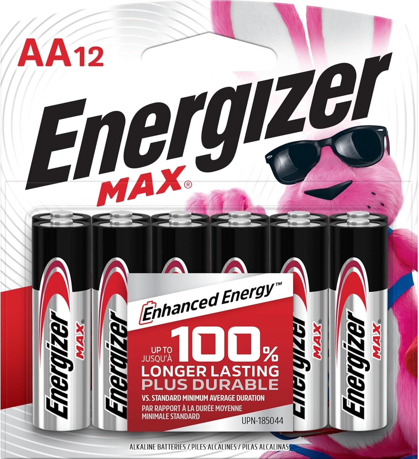 AA Batteries, Max Double a Battery Alkaline, 24 Count