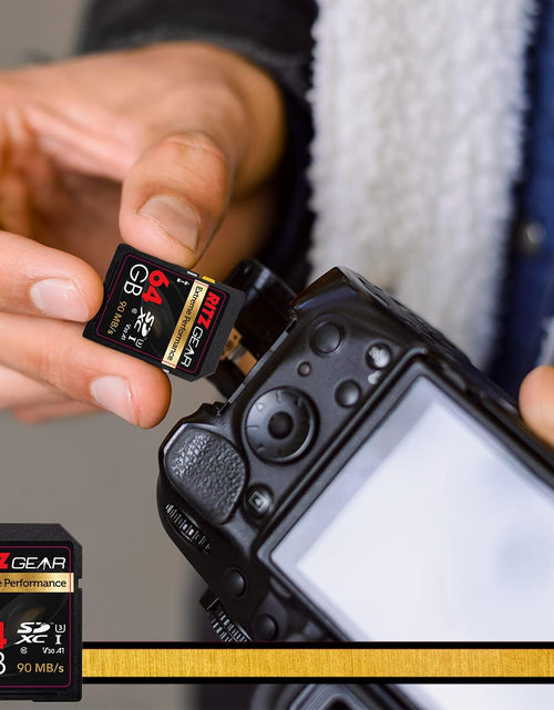 Load image into Gallery viewer, 64GB High-Speed SDXC UHS-I SD Card, C10, U3, V30, Full-Hd &amp; 4K Memory Card
