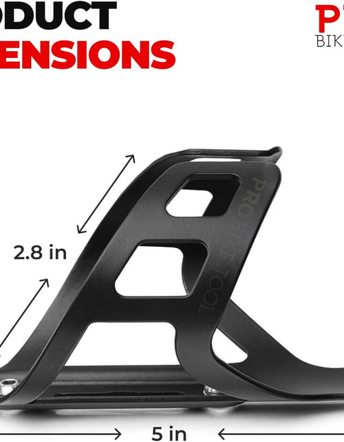 Load image into Gallery viewer, Bike Water Bottle Holder - Lightweight and Strong Bicycle Cage with Secure Retention System , for Road Mountain Bikes (MTB) Universal
